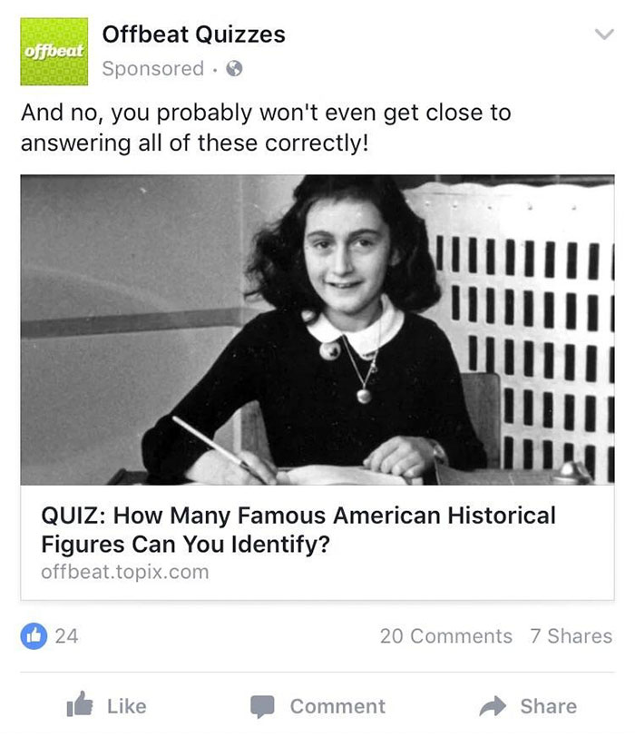 Bet It’s An Accurate Quiz, Too