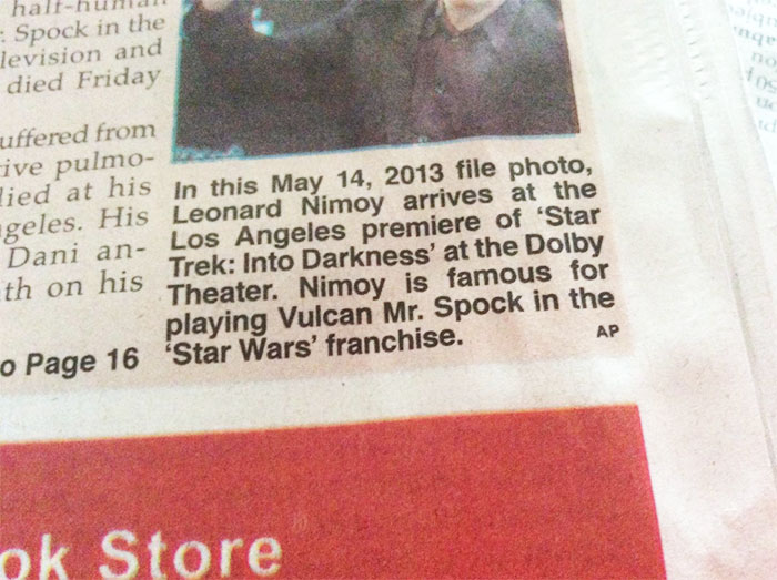 Saw This In My Newspaper Yesterday