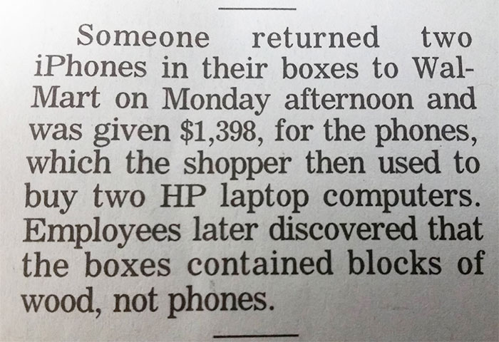 $1400 Walmart Mistake. What A Blockhead