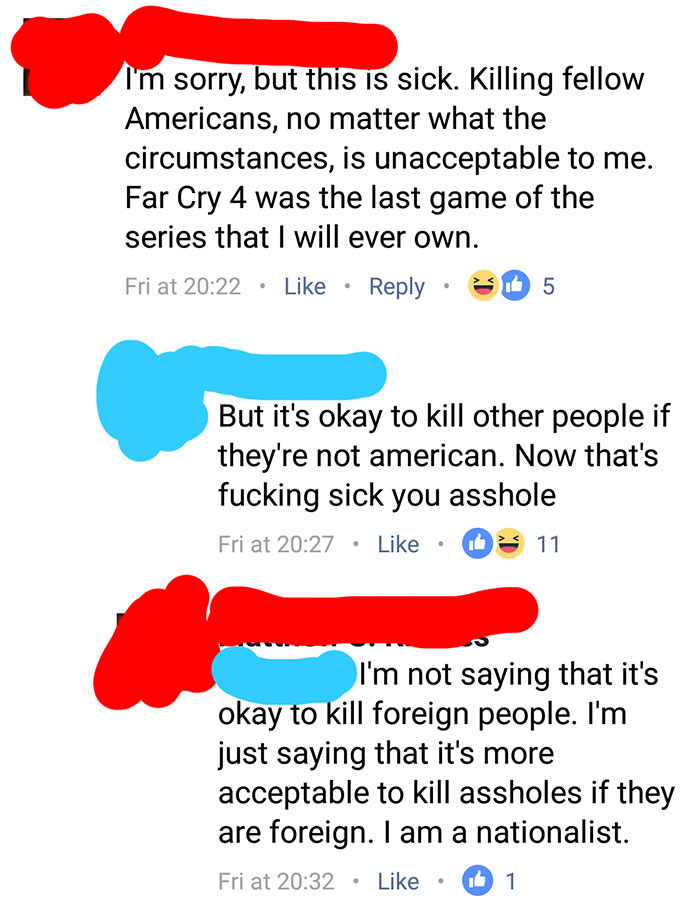 Killing Evil Foreigners Is Ok, But Killing Evil Americans Is Wrong