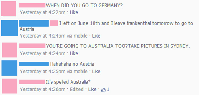 "It's Spelled Australia*"