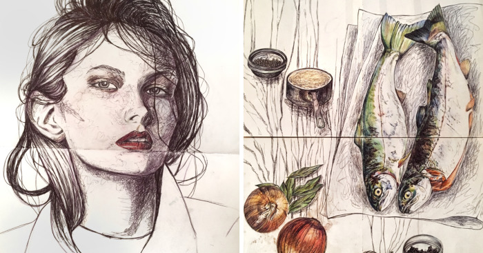 I Draw Beautiful People And Things Around Me With Colour Pencils And Ball Pen