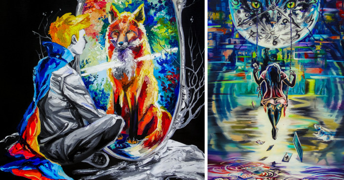 I Painted Fairytales As Mirrors Of Adulthood