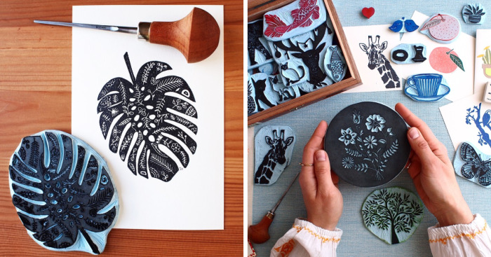 I Make Handprints And Hand Carvings Inspired By Nature, Culinary, Travel And The Beauties Of Life