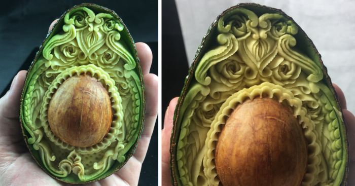 This Avocado Took Me Only 1 Hour To Hand-Carve