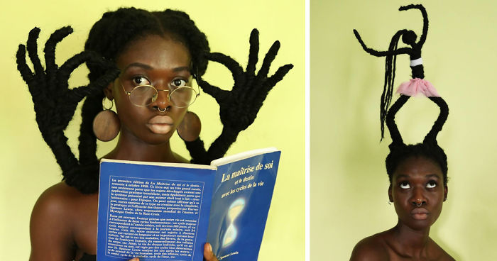 This Ivorian Artist Can Sculpt Her Hair Into Anything