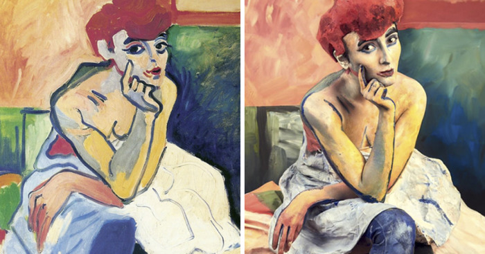 Into The Canvas: One Model, Incredible Makeup, And No Photoshop