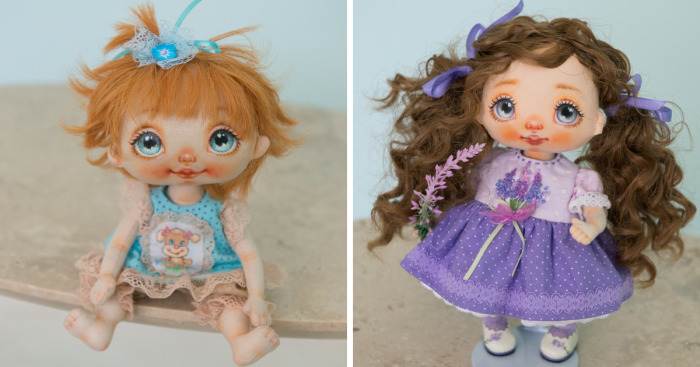 I Create One-Of-A-Kind Dolls By Sewing Them And Handpainting Their Faces (Part 2)
