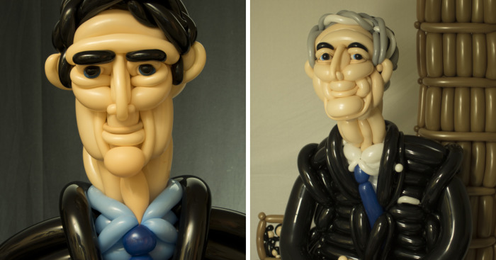 Balloon Prime Ministers Mark The 150th Anniversary Of The Confederation Of Canada