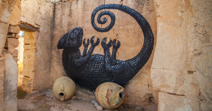 150 Artists Turn The Streets Of Tunisian Village Into Piece Of Art