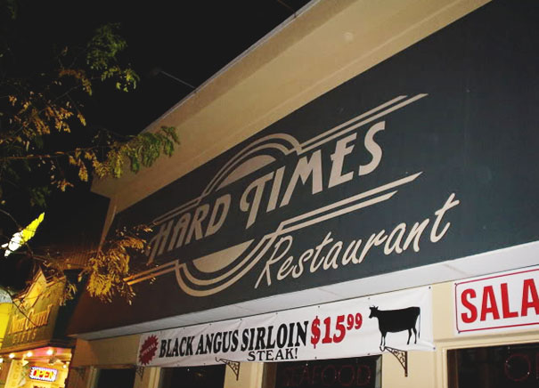 Here's One I Saw In Niagara Falls A Couple Of Years Ago. The Name Was Especially Funny As The Restaurant Had Clearly Gone Out Of Business