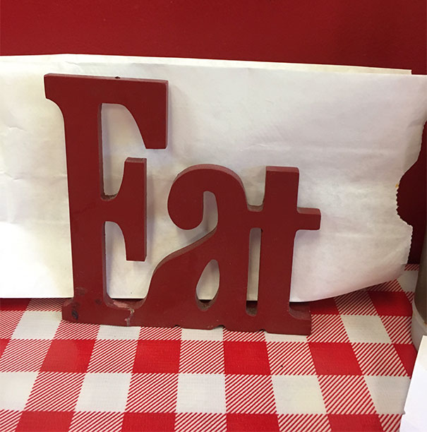 A Friendly Reassurance During A Meal