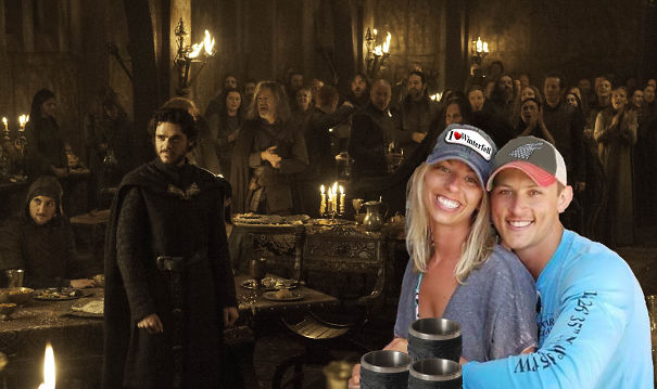 Mary And Todd Thought The Wedding Reception Would Be The Perfect Place To Announce Their Engagement.