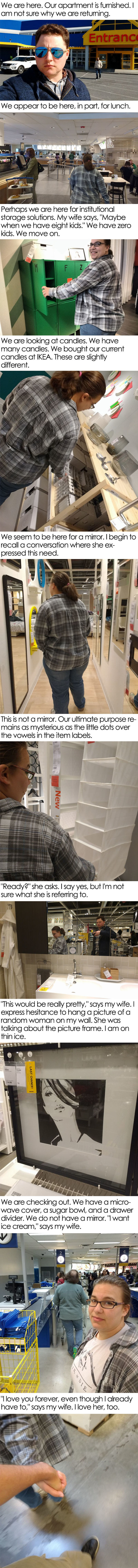 My Wife And I Visit IKEA Again And I Try To Figure Out Why