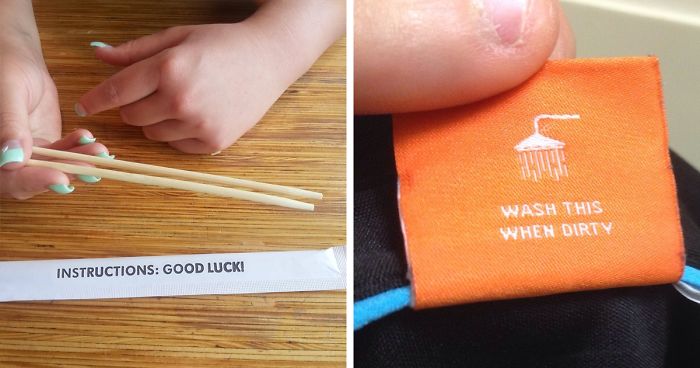 65 Of The Funniest Product Instructions And Tags