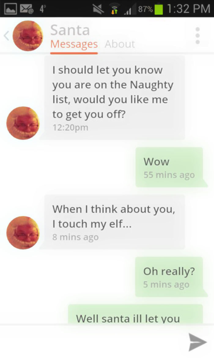 Found Santa On Tinder