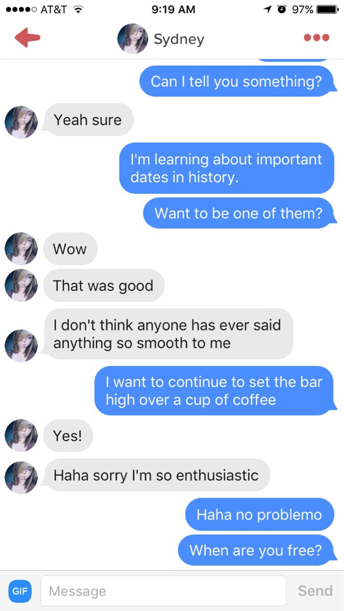 man asking out a woman on a date 