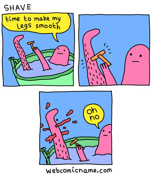 Funny Shaving Comic
