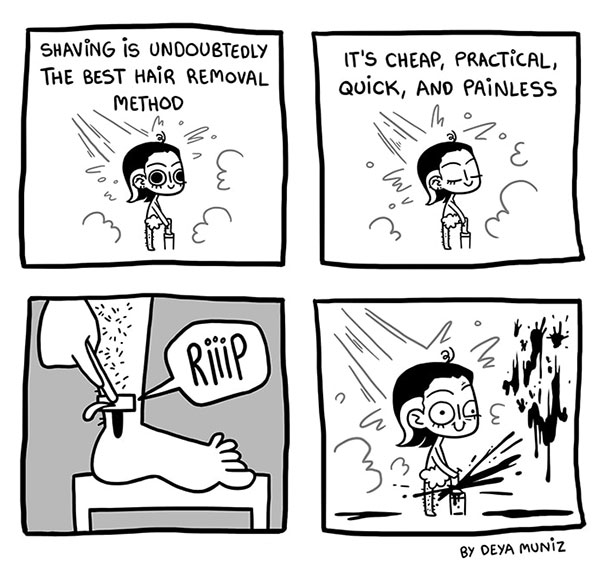 Funny Shaving Comic