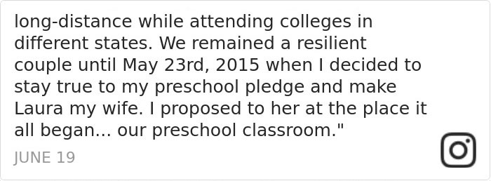 This Couple Who First Met In Preschool 20 Years Ago Just Got Married, And The Internet Just Can't Handle It This Couple Who First Met In Preschool 20 Years Ago Just Got Married, And The Internet Just Can't Handle It
