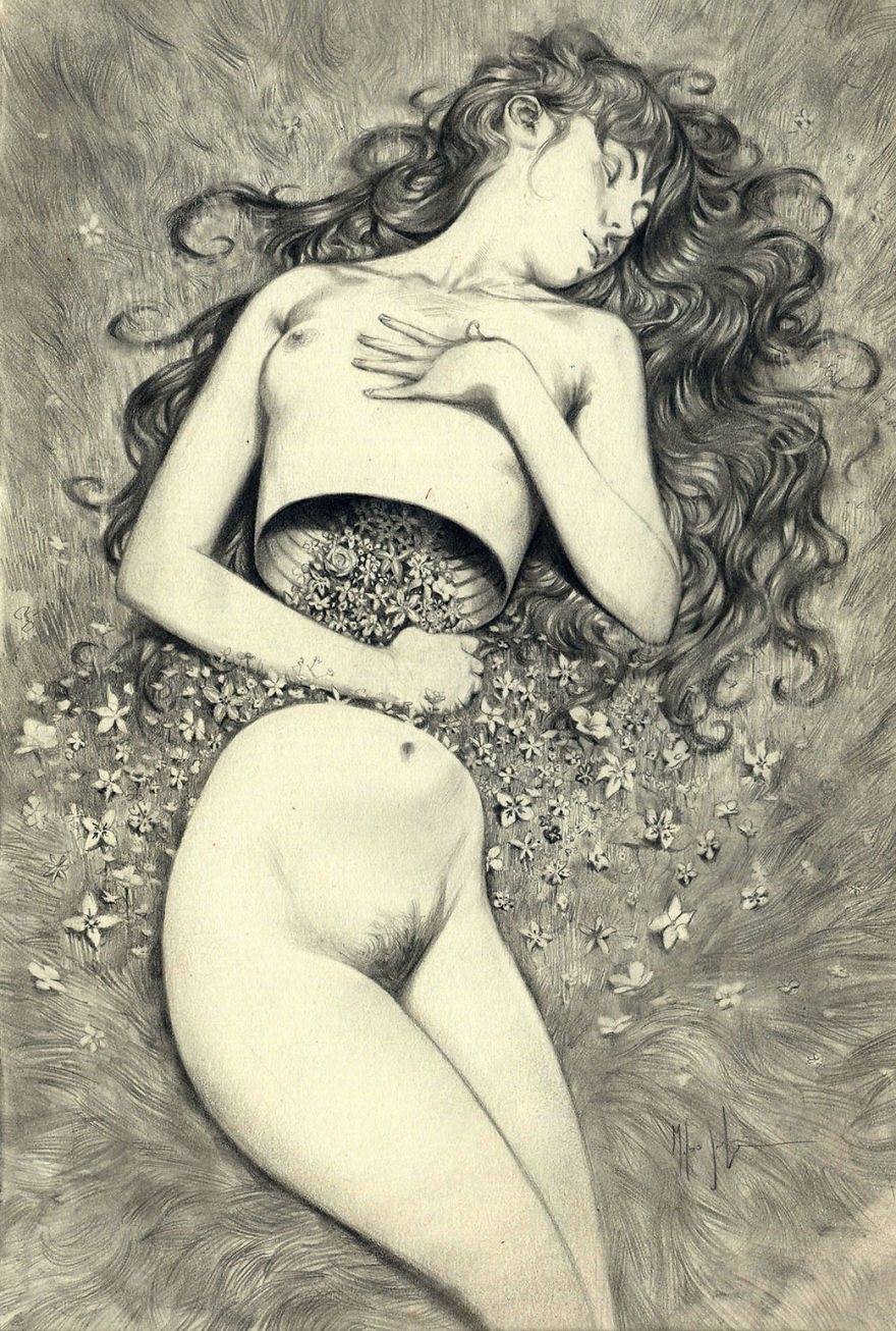 I Love To Try And Capture Dream Like Images In Pencil