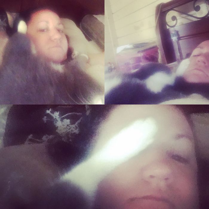 Morning Suggles With My Cat....