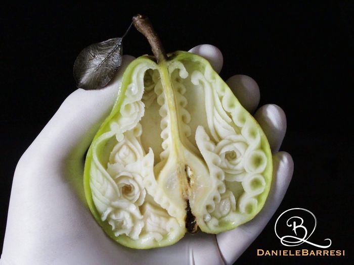 I Turn Fruit Into Unique Artworks With Just A Knife