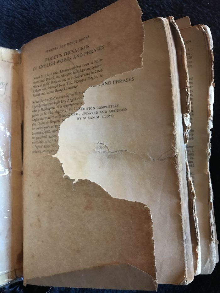 Been Using The Same Thesaurus For 32 Years