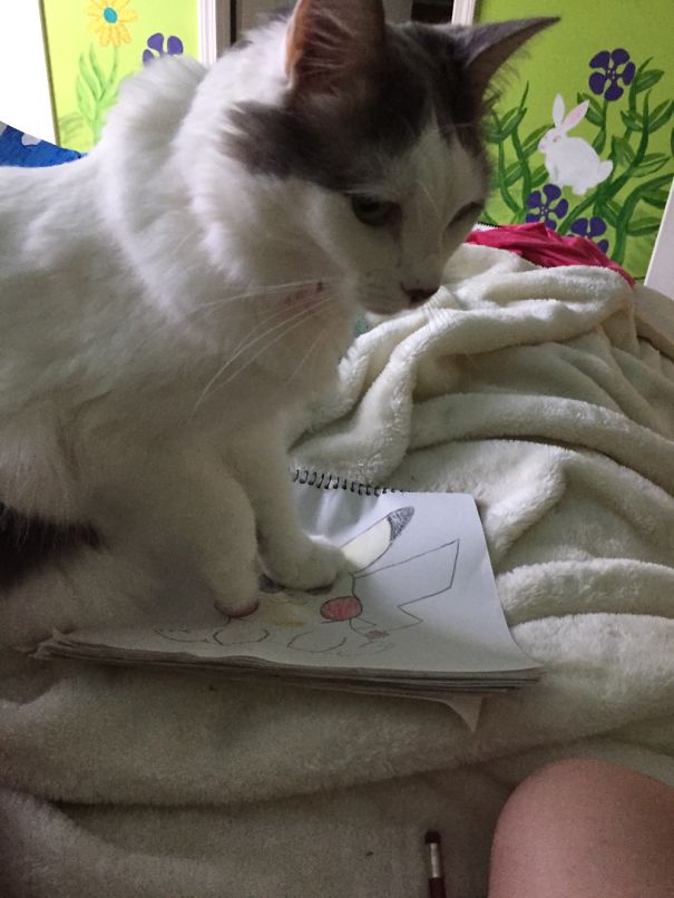 Somebody Was Trying To Destroy My Art Again...