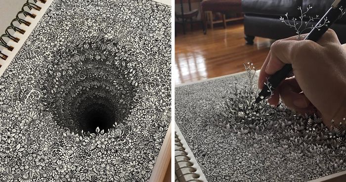 This Cambodian Artist Is Taking Doodling To Another Level