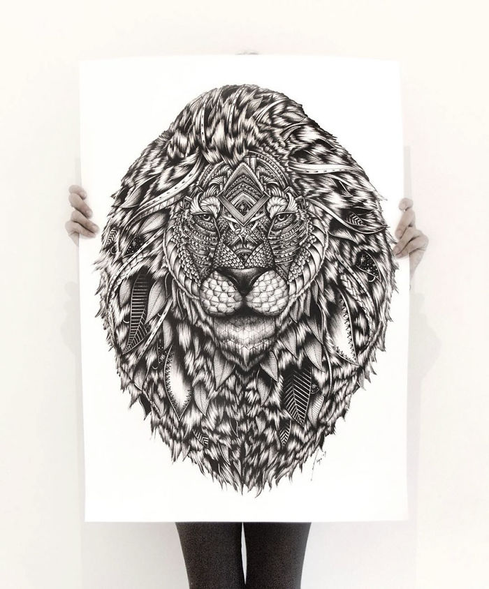 Intricate-animal-drawings-faye-halliday