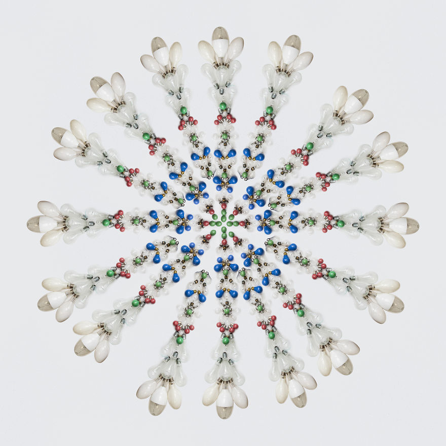 Artists Created Unique Flower Petals From E-Waste