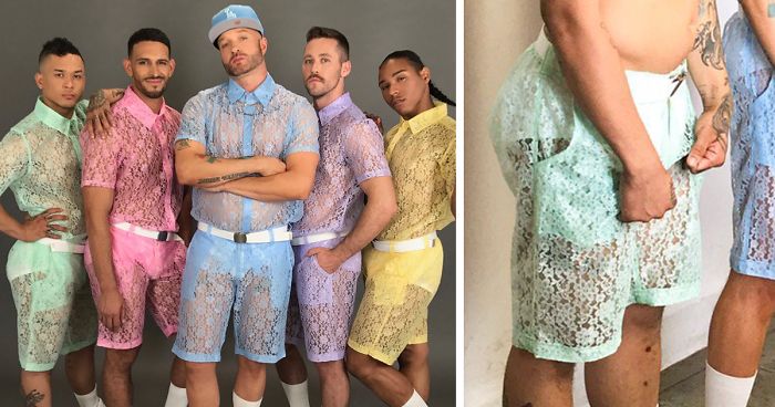 Lace Shorts For Men Exist And We Don’t Know What To Think