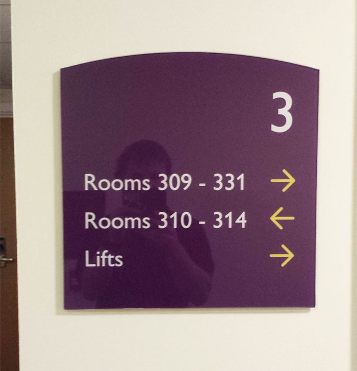 My Room Number Is 311. Guess Who Went The Wrong Way?