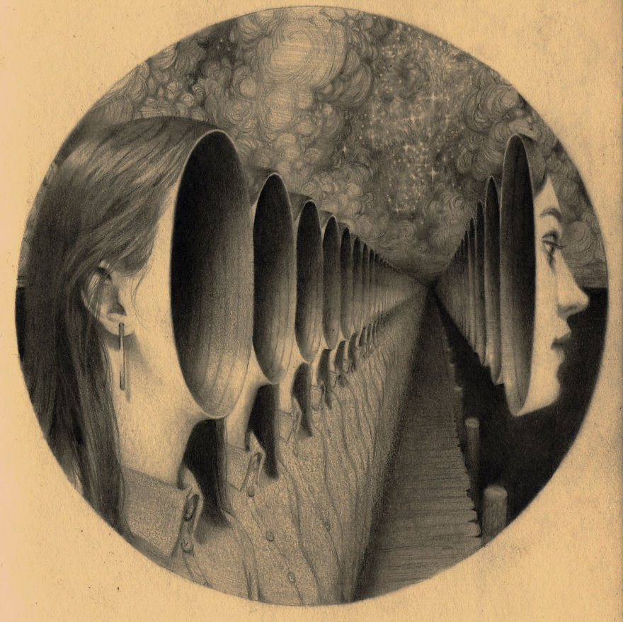 I Love To Try And Capture Dream Like Images In Pencil