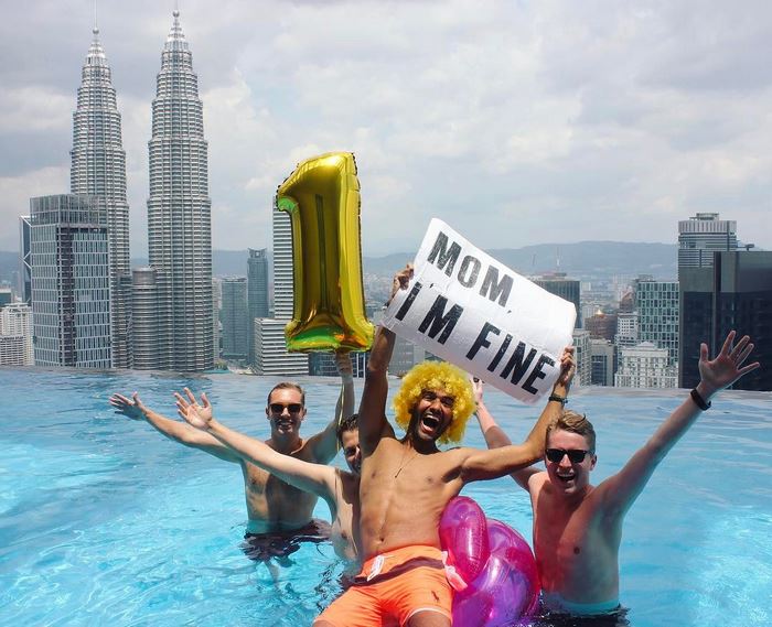 Guy Travels Around The World