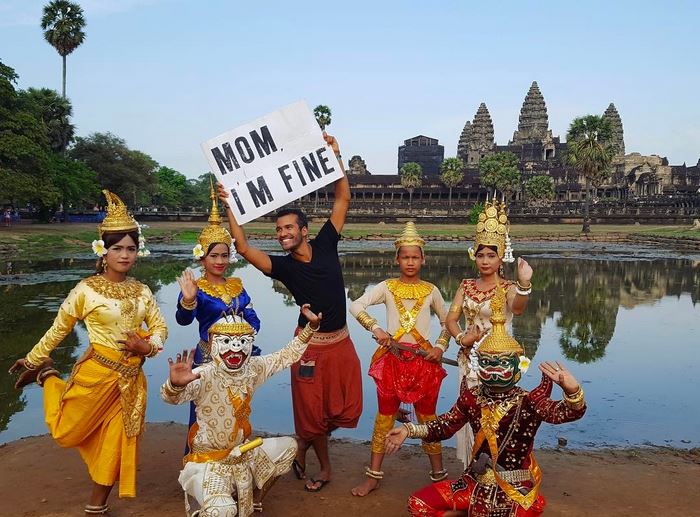 Guy Travels Around The World