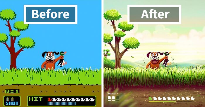 Artist Takes Old NES Games’ Look To Another Level In Photoshop