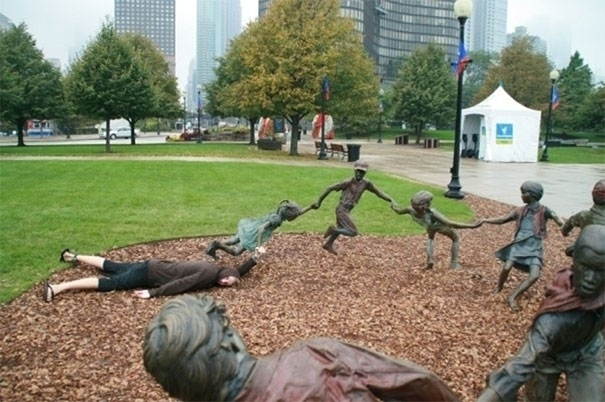 Since We're Posing With Statues Lately