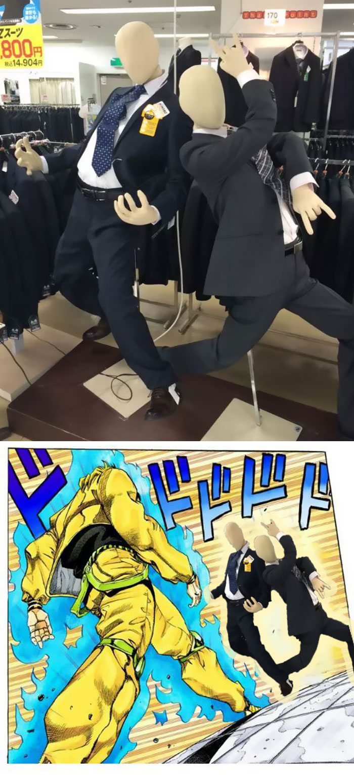 Two Mannequins Posing Awesomely