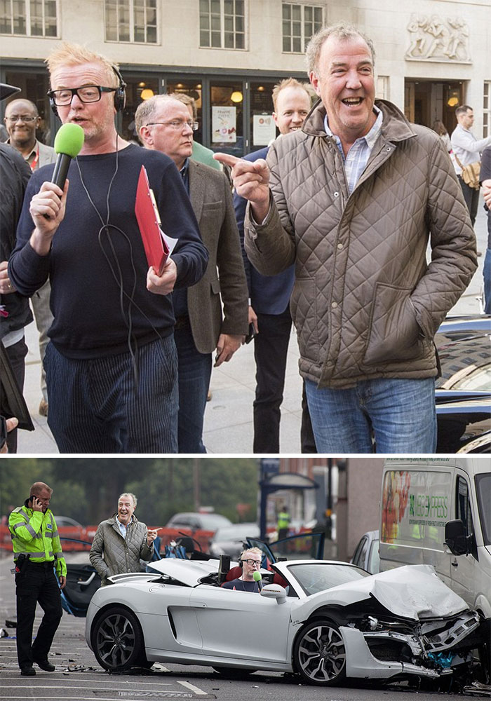 Jeremy Clarkson Laughing At Chris Evans