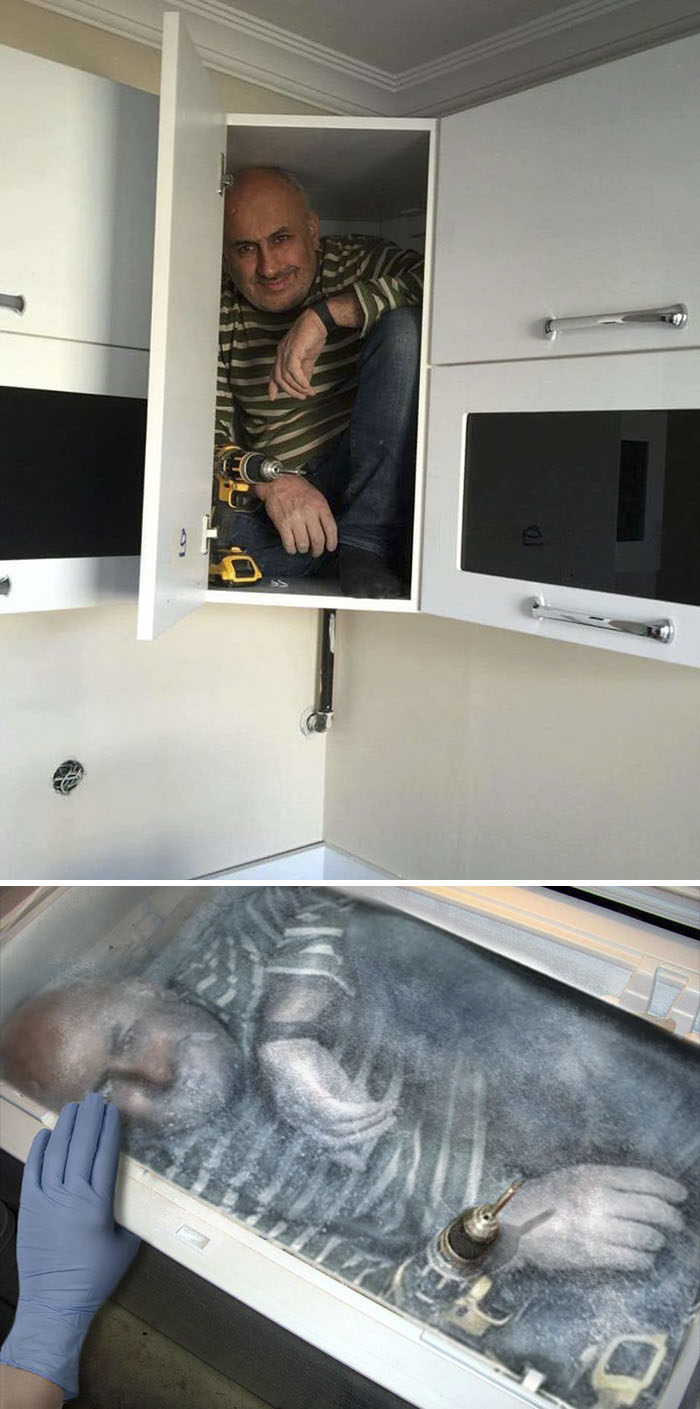 Joiner Testing Strength Of His Work