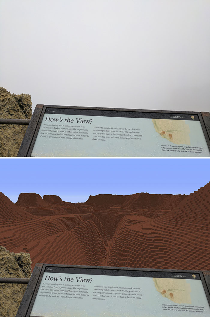 The Grand Canyon On A Cloudy Day