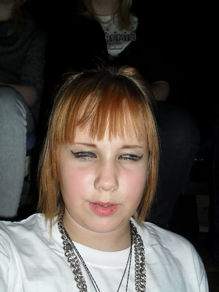 I Took This Picture At A Lady Gaga Concert 6 Years Ago To Check If My Makeup Still Looked Good. The Answer Is Obviously Yes