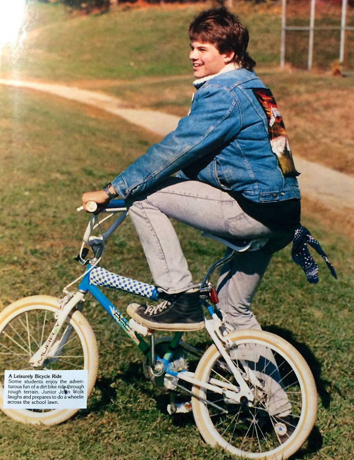 Me, 15, In 1987. This Was A Full Page In My 87-88 High School Yearbook. What? I Was A Metalhead!