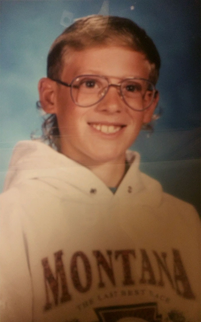 My Tear Drop Glasses And Curly Mullet. The Life Of A Young Montanan