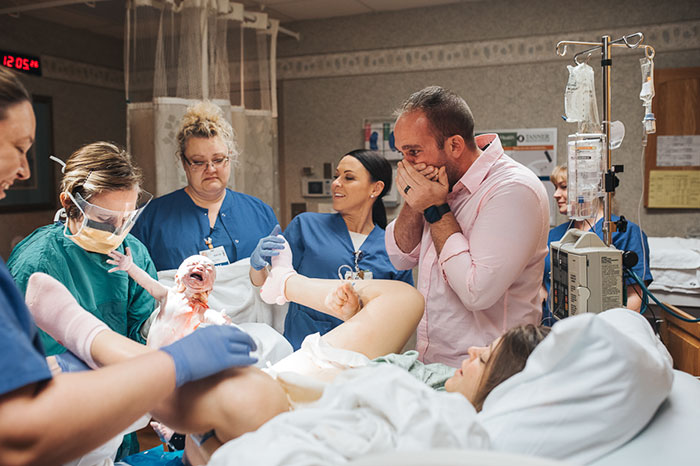 Father Delivery Room