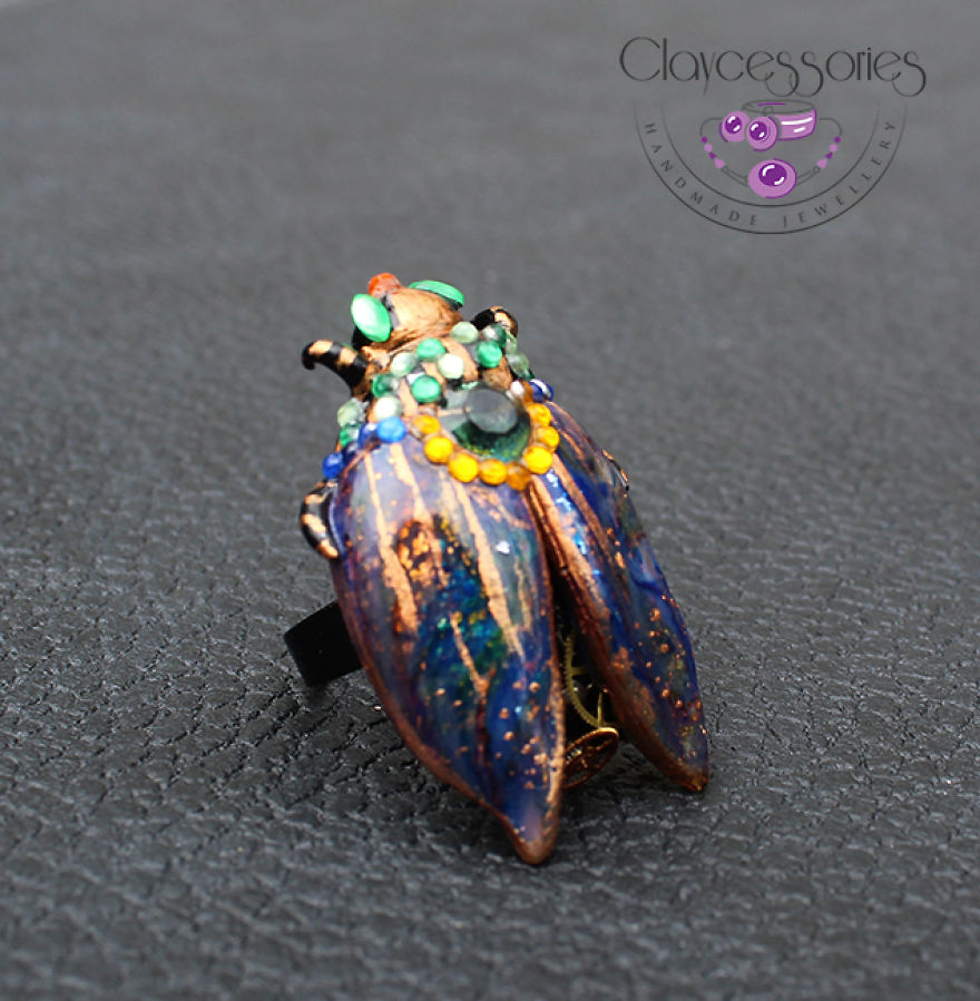 I Create These Magical Beetles From Polymer Clay