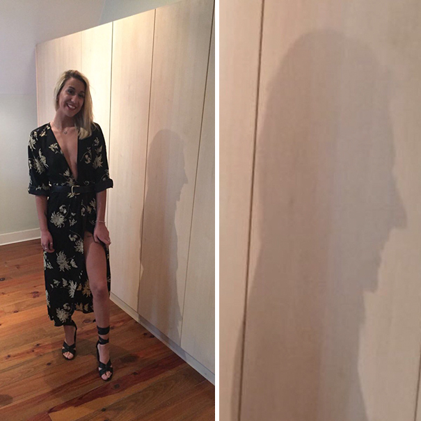 Girl's Shadow Looks Like A Man