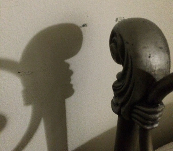 My Bed Post's Shadow Looks Like Elvis